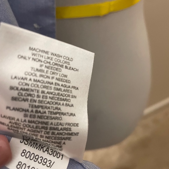 JNY Blue button down blouse - Picture 6 of 6